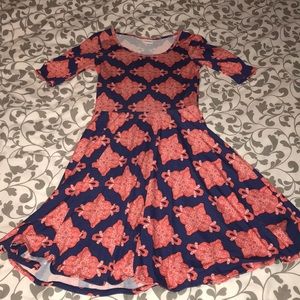 LuLaRoe Nicole Dress Medium